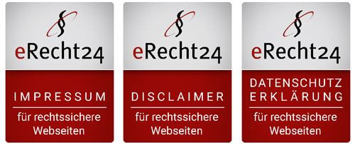 eRecht24 Impressum und Datenschutzerklärung 